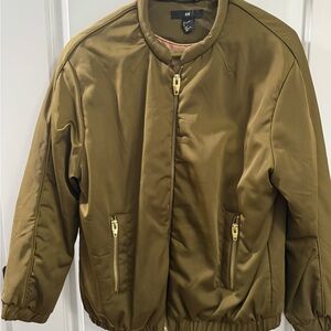 H&M Olive Green Bomber Jacket